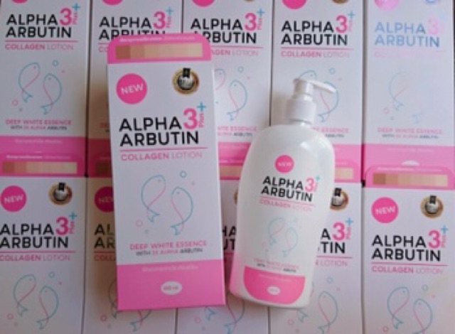 Lotion Sữa Dưỡng Trắng Da ALPHA ARBUTIN 3 Plus+ Collagen 500ml - Thái Lan | BigBuy360 - bigbuy360.vn