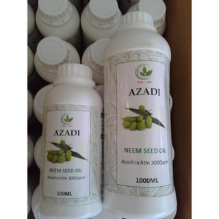 DẦU NEEM HỮU CƠ AZADI TRỊ TRĨ NHỆN 1000ML