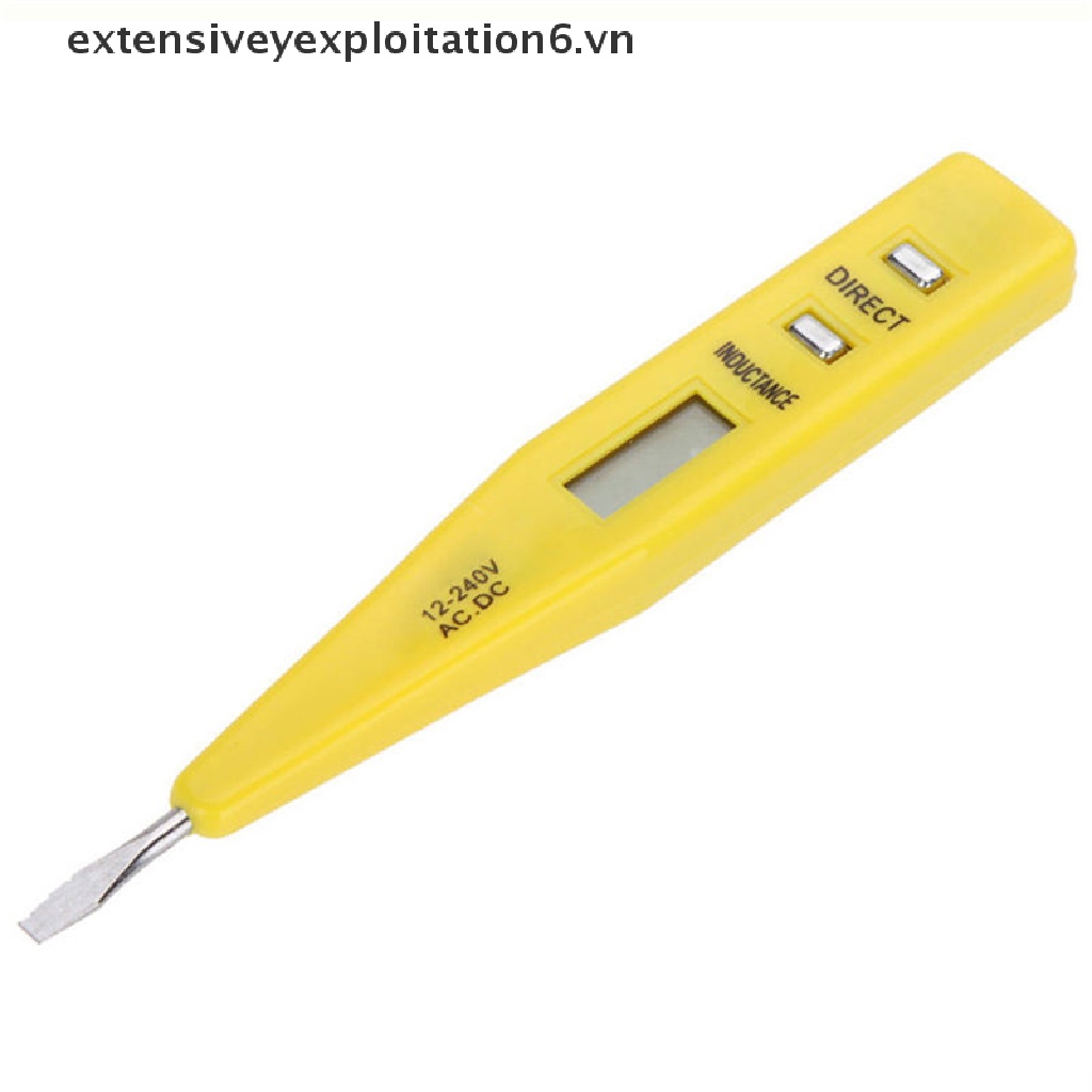 Bút thử điện AC / DC 12-240V màn hình LCD kỹ thuật số