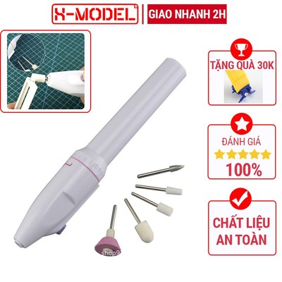Bộ máy mài mài dụng cụ làm mô hình có 5 đầu mài, lắp ráp đồ chơi Gundam Anime Nhật