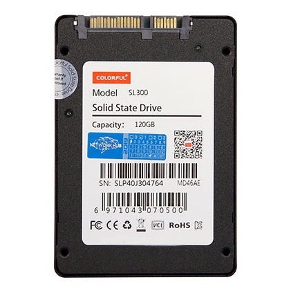 Ổ Cứng SSD Colorful 128GB SL300 Sata III 6Gb/s Tốc Độ 530/450Mbs - BH 3 Năm Chính Hãng Network Hub (NWH)