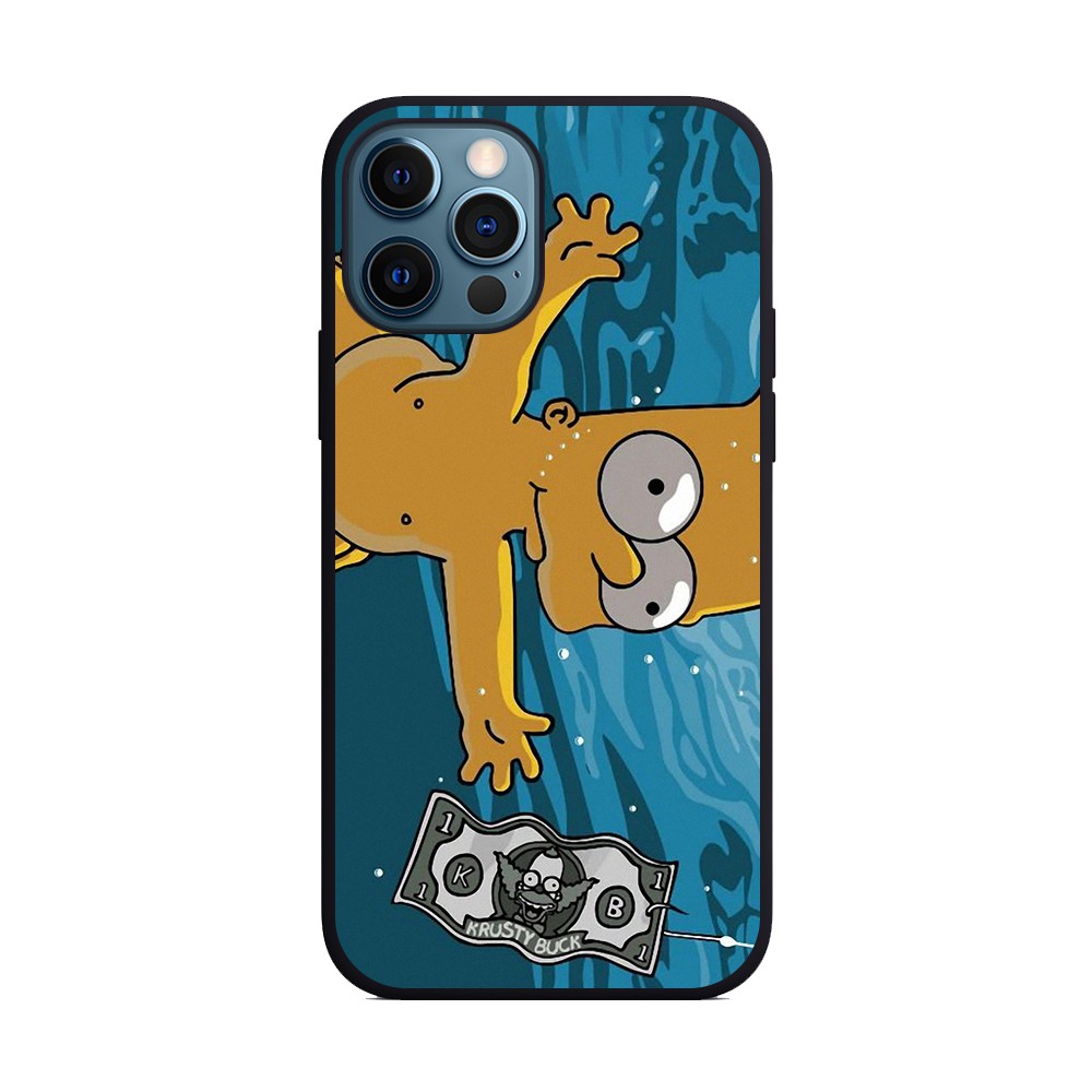 Ốp lưng The Simpsons iPhone 5 5s 6 6s 7 7 plus 8 8plus x xs xs max 11 11 pro 11 12 Mini promax TPU Dẻo Trong S2102A