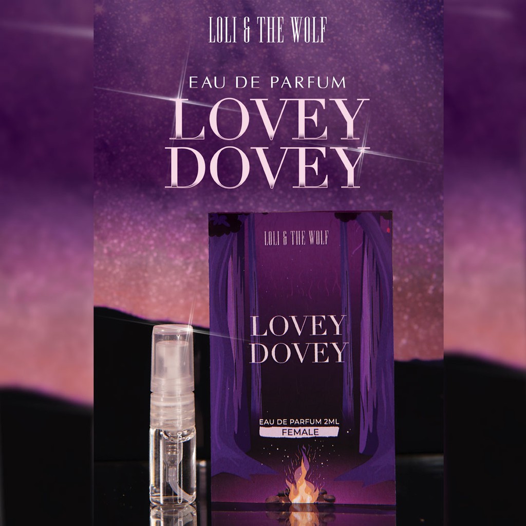 Nước hoa nữ thơm lâu chính hãng Lovey Dovey Eau De Parfum chai 2ml nhỏ gọn - LOLI & THE WOLF | Thế Giới Skin Care