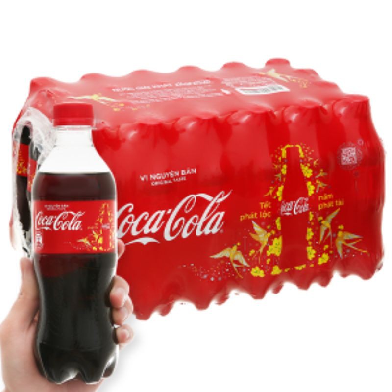 Lốc 24 chai nước ngọt Coca-cola 390ml