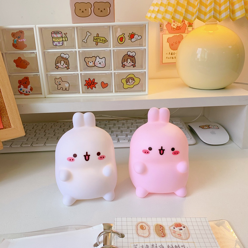 Đèn Ngủ Hình Thỏ Ngộ Nghĩnh Decor Phòng Ngủ