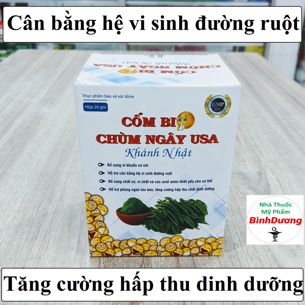 Bổ Sung Chất Xơ Ngừa Táo Bón 🍀CHÍNH HÃNG🍀 Cốm Bio Chùm Ngây USA Khánh Nhật bổ sung Vi Khuẩn Có Ích