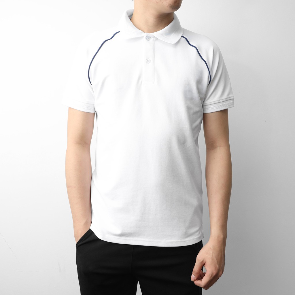 Áo polo nam vải cotton cao cấp 2 màu đen trắng lịch lãm DILANO APD02 | BigBuy360 - bigbuy360.vn