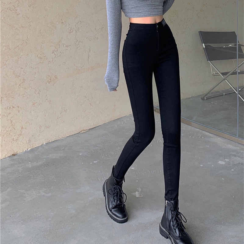 Quần skinny nữ ôm dáng co giãn thời trang trẻ trung