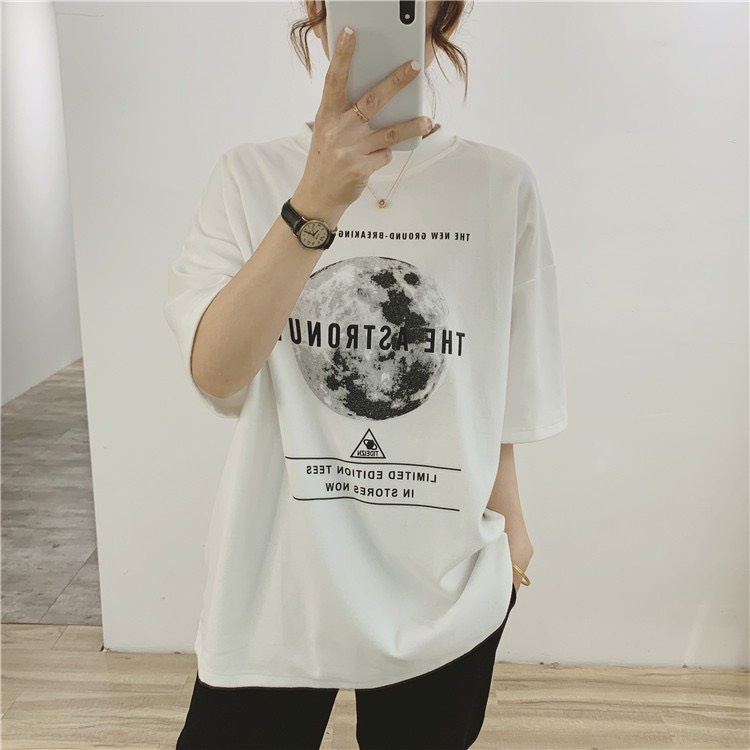 Áo thun cổ tròn Astron phông Unisex Form rộng ZURAVN