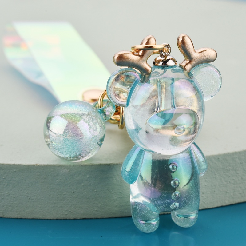 Móc khóa acrylic hình chú nai hoạt hình dễ thương