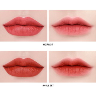 Son 3CE Soft Lip Lacquer Màu Explicit Hồng Đỏ Đất