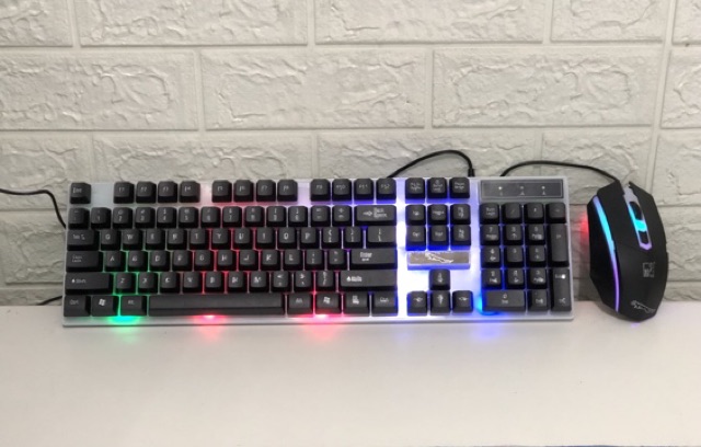 Bộ Bàn Phím Kèm Chuột Máy Tính Leopard G21 Led RGB | BigBuy360 - bigbuy360.vn
