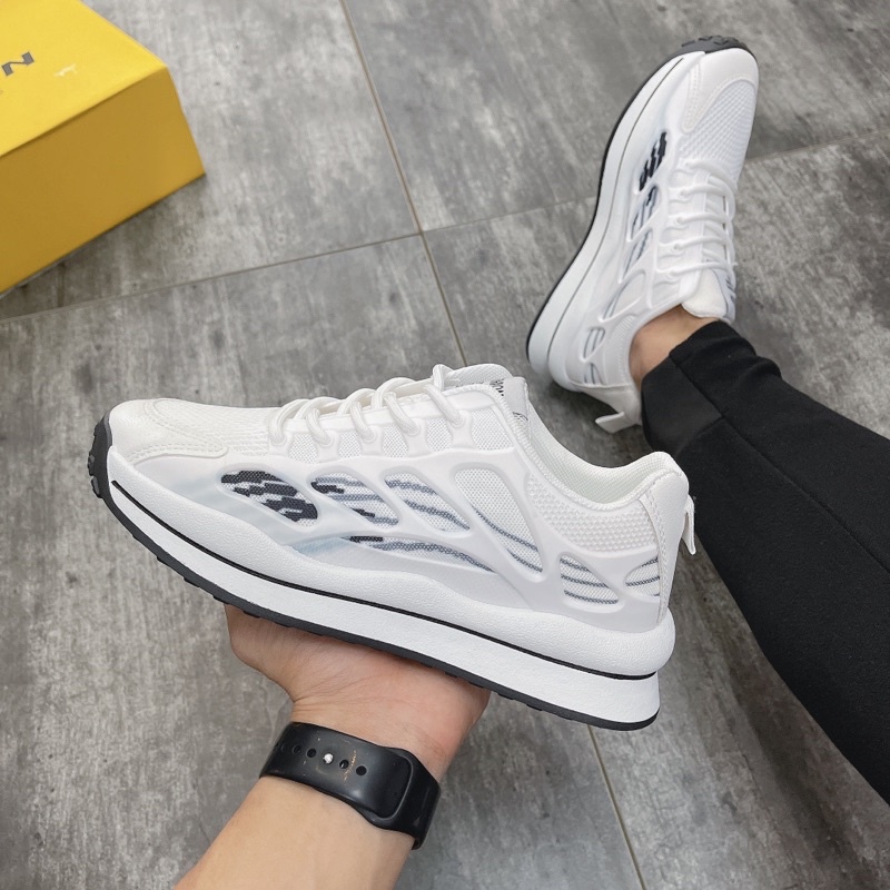 [Siêu Phẩm] [FreeShip] Giày thể thao nam, giày sneakers nam trắng trẻ trung năng động G8018