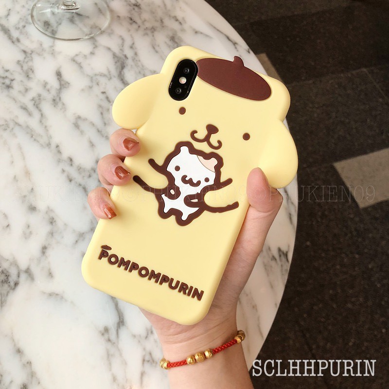 ỐP IPHONE SILICON HOẠT HÌNH POMPOMPURIN KUTE HỘT ME IP7 IP7P IPX IPXR IPXSMAX IP11 IP11PRO IP11PROMAX