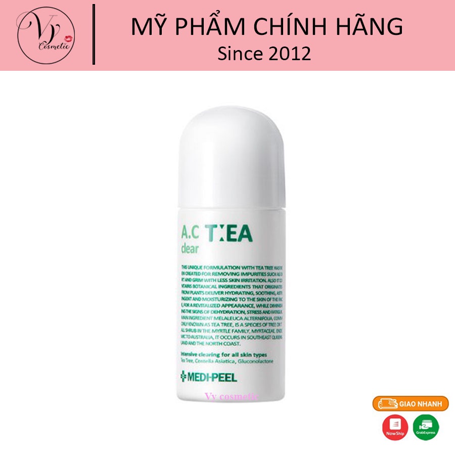 Thanh lăn giúp giảm viêm, mụn trứng cá và các vết ban hiệu quả MEDI PEEL A.C Tea Clear 50ml