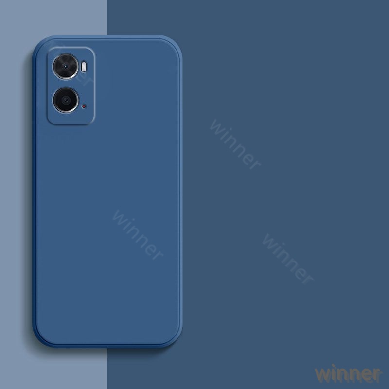 Ốp Lưng OPPO A96 A76 A54 A16 A95 A74 A55 A15 A15S Ốp Điện Thoại Bằng silicone Màu Trơn Cho ZBYT