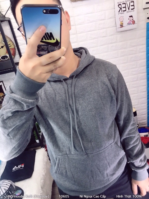 Áo khoác nỉ chui hoodie nam nữ form rộng- ảnh thật | BigBuy360 - bigbuy360.vn