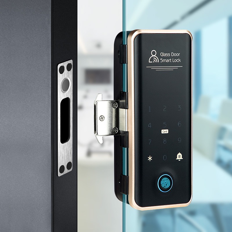 Khóa cửa kính vân tay thông minh Tuya Smartlife Bluetooh DG01B