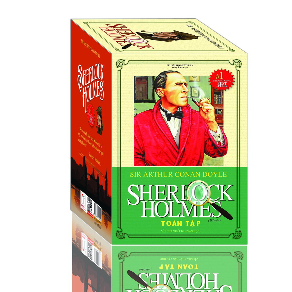 Sách - Sherlock Holmes toàn tập (hộp 3 tập bản mới 2020) Tặng bút