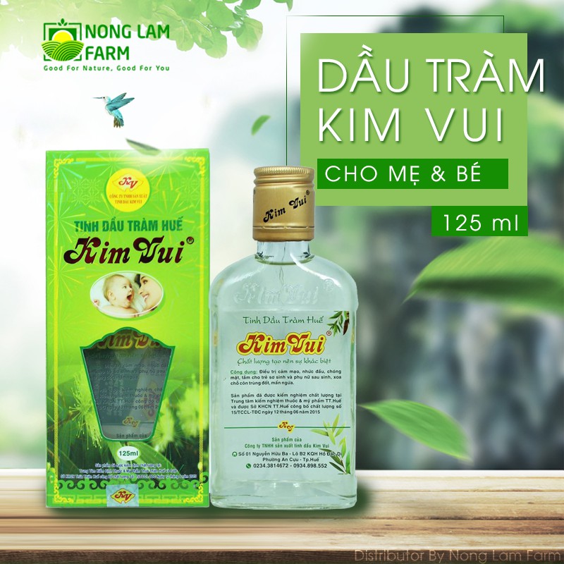 Tinh Dầu Tràm Kim Vui - Huế - Sản Phẩm Chính Hãng