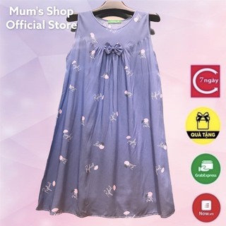 Bộ đồ bầu 😍 FREESHIP 😍VLB- váy lanh bầu mặc nhà free sz