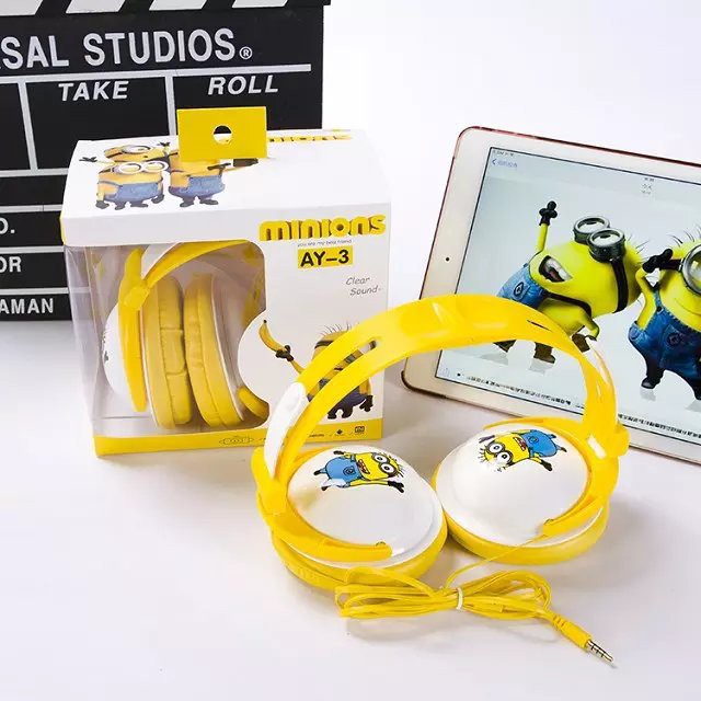 Tai nghe chụp tai hình thú Cartoon cực xinh.