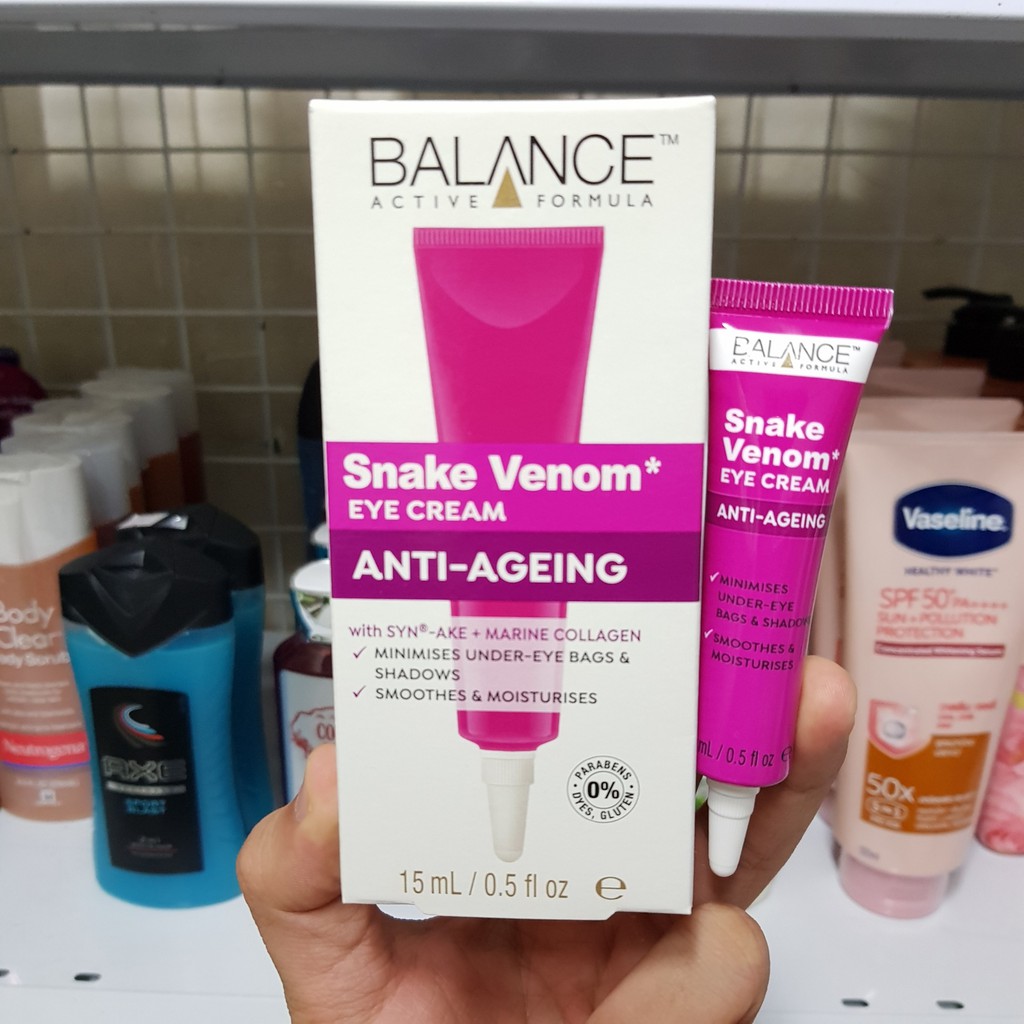 Kem Mắt Nọc Rắn Balance Active Formula Snake Venom Eye Cream