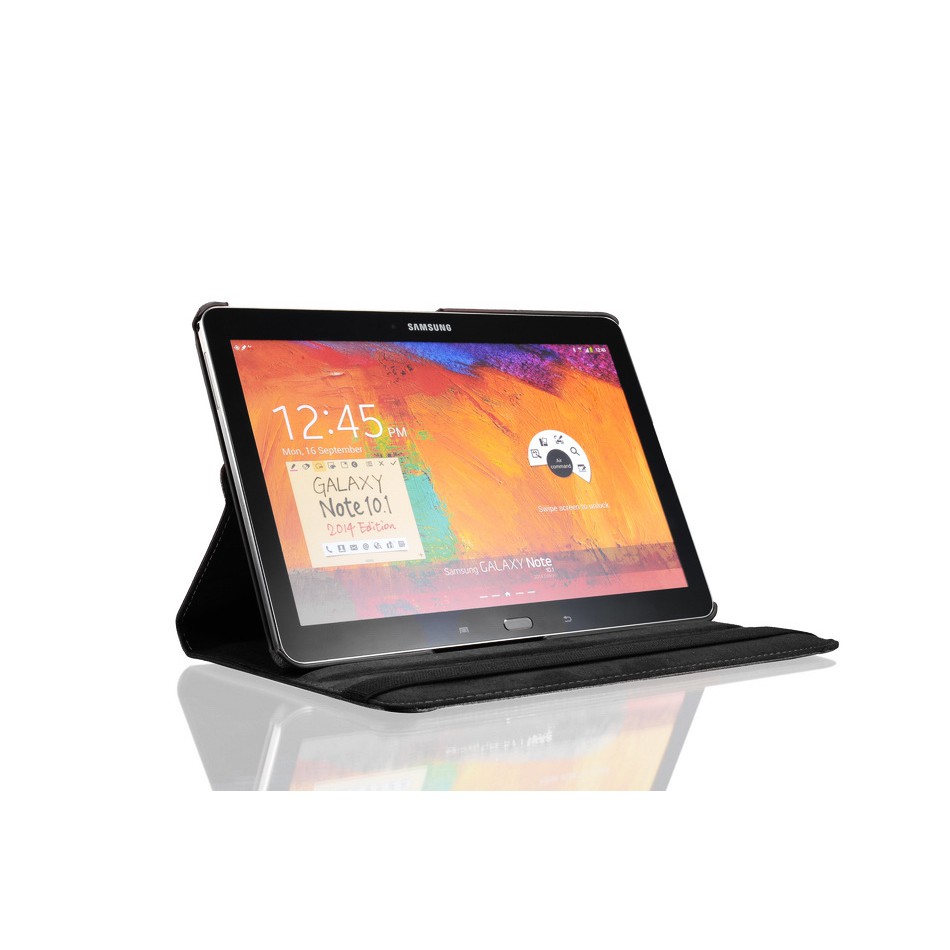 Bao da máy tính bảng có giá đỡ xoay 360 độ cho Samsung Galaxy Note 10.1 2014 SM-P600 sm-p601 sm-p605 | BigBuy360 - bigbuy360.vn