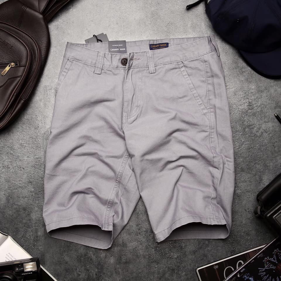 QUẦN SHORT NAM CAO CẤP MÀU XÁM