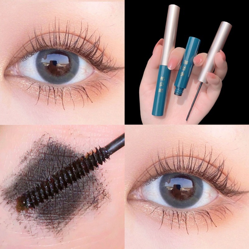 Mascara đầu cọ mịn chống thấm nước không dễ bị nhòe chuốt dài dày và cong mi | BigBuy360 - bigbuy360.vn