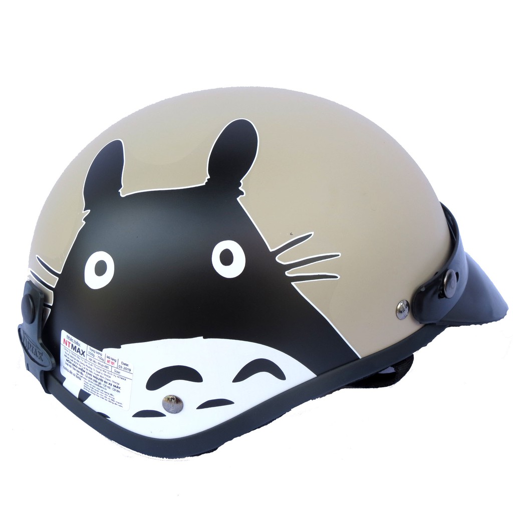 Mũ bảo hiểm NTMAX 1/2 Mèo Totoro ( nhiều màu) siêu dể thương