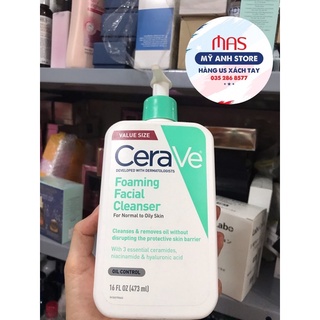 [ CHÍNH HÃNG ] Sữa Rửa Mặt CeraVe Foaming Facial Cleanser.