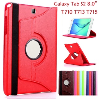 Bao Da Máy Tính Bảng Nắp Lật Xoay 360 Độ Cho Samsung Galaxy Tab S2 8.0 T710 T713 T715 S2 8.0 T710 T715 Ốp