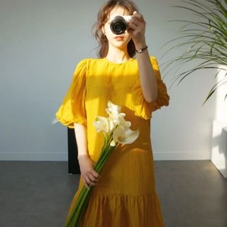 Order _ đầm suông bèo tay phồng