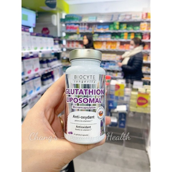 Viên uống Glutathion Liposomal Biocyte Pháp (L-Glutathion)