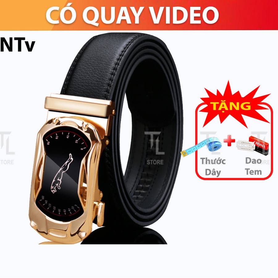 Thắt Lưng, Dây Nịch, Nịt Nam NTv01, Khóa Kim Loại Tự Động, Thời Trang Công Sở Cao Cấp