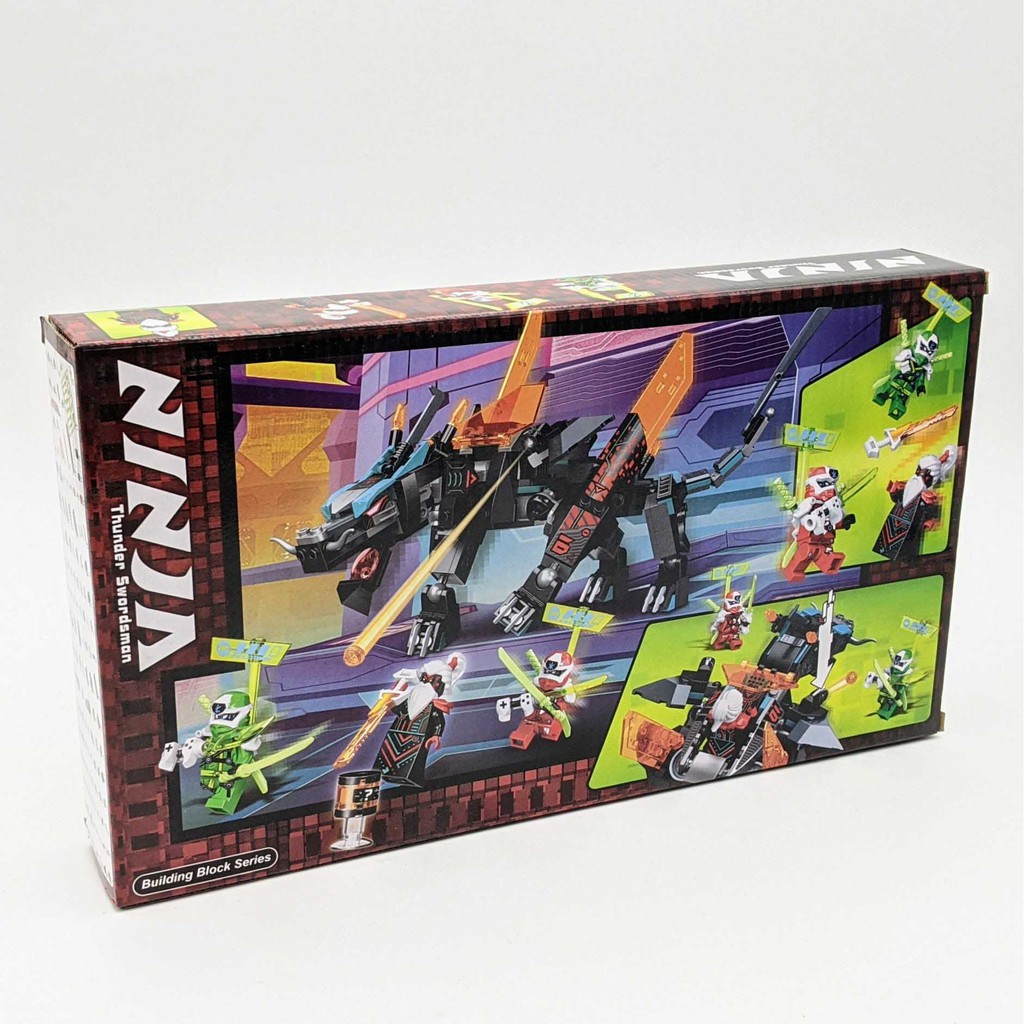 Đồ chơi lắp ráp LEGO NINJA - Xếp hình Ninja rồng - 302 miếng ghép