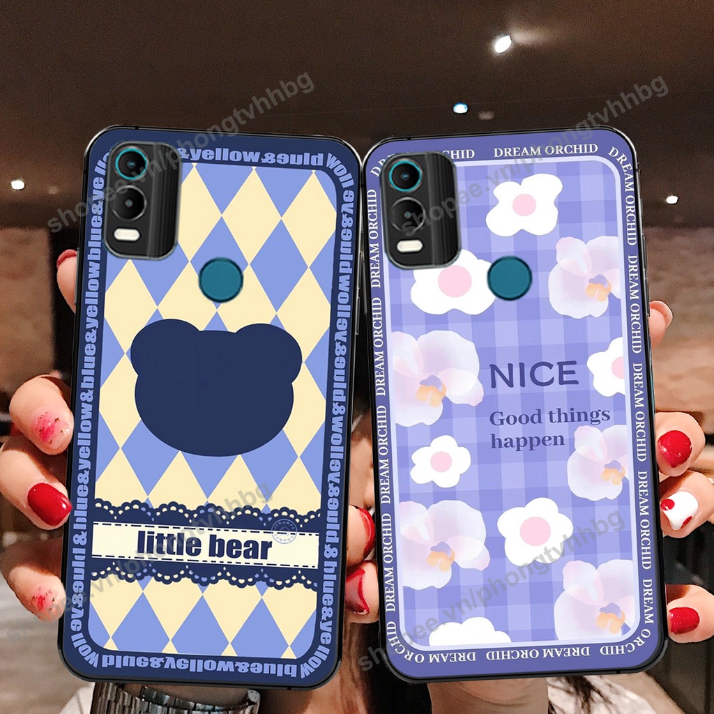 Ốp lưng Nokia C21 Plus trái tim GẤU bền cực đẹp thể thao cá tính