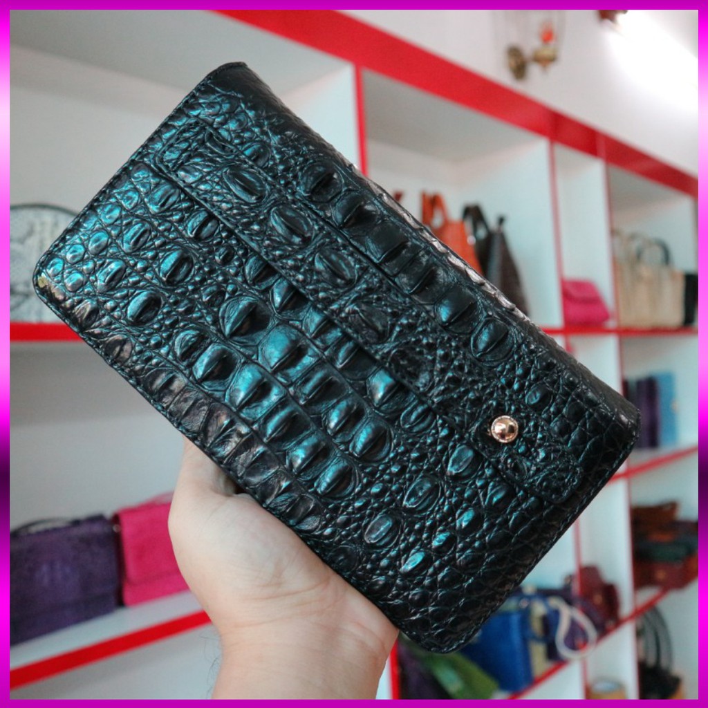 Ví Clutch Cầm Tay Nam Da Cá Sấu Konavis CW43-01G || Chính Hãng Của Thương Hiệu Chuyên Da Cá Sấu Shop FA