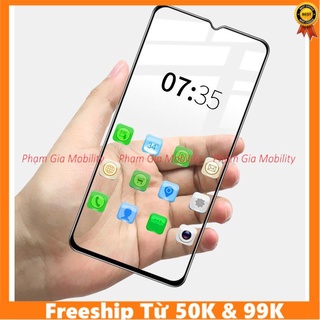 Dán cường lực Samsung Galaxy A20s full màn hình, full keo