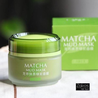 Mặt nạ trà xanh Matcha mud mask Laikou 5 tác dụng