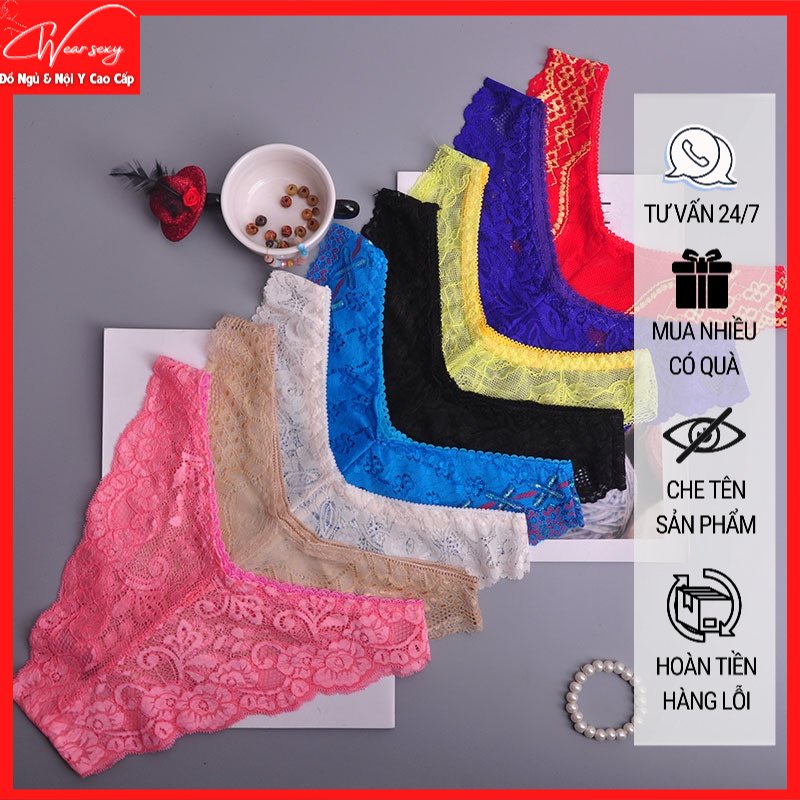 Quần chíp ren nữ gợi cảm quyến rũ MS1  [CWEAR.SEXY_Đồ ngủ &amp; Nội y cao cấp]