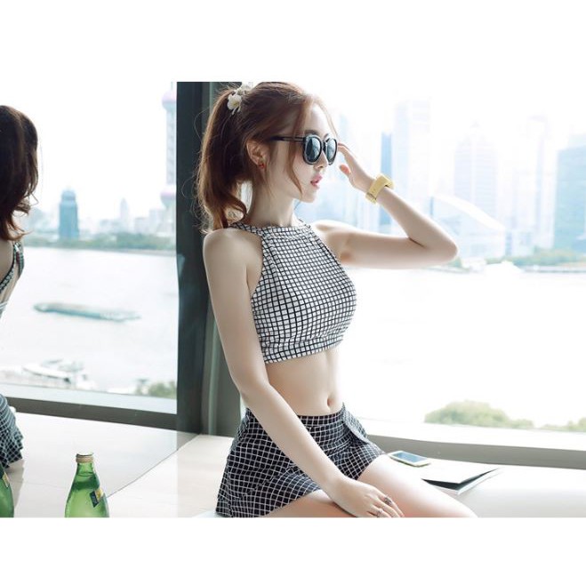 Bikini 2 mảnh kẻ caro - Áo Tắm Đẹp | BigBuy360 - bigbuy360.vn