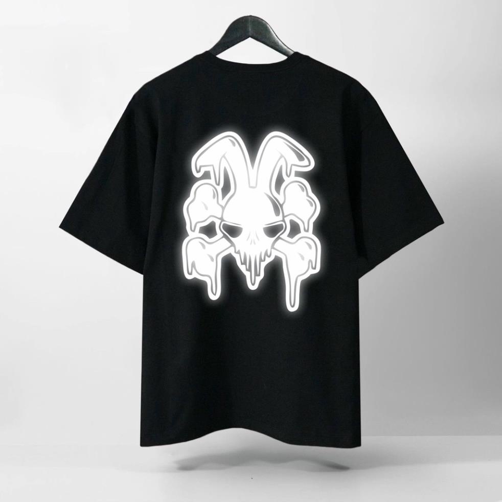 Áo Thun Tay Lỡ Phản Quang Bạc, Form rộng oversize, áo phông unisex, chất liệu Cotton - KKIM Shop