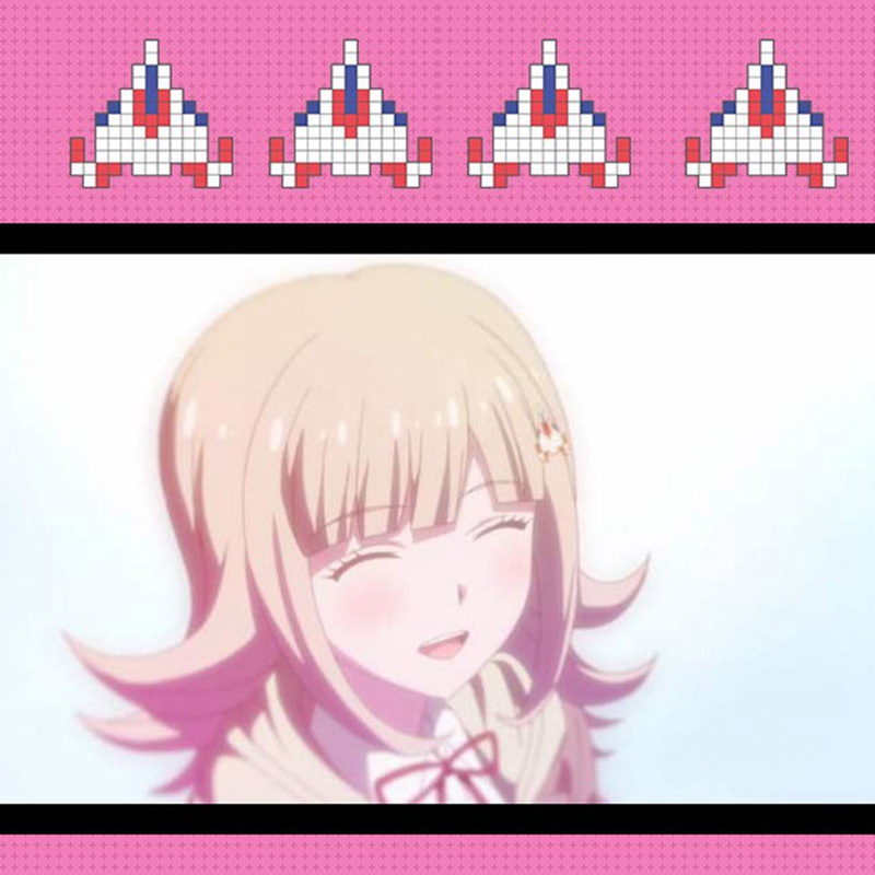 flowersqueen Hàng có sẵn Kẹp tóc hình máy bay Danganronpa vui nhộn