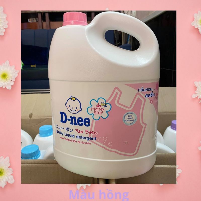 Nước giặt Dnee 3000ml - Giặt xả quần áo cho trẻ sơ sinh