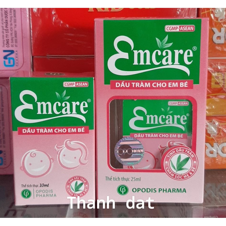 dầu tràm cho em bé Emcare