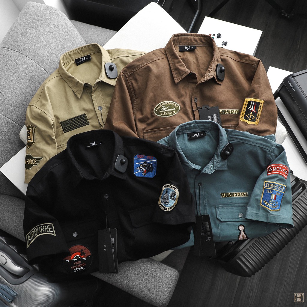 Áo Sơ Mi INF Cargo Logo 4M | BigBuy360 - bigbuy360.vn