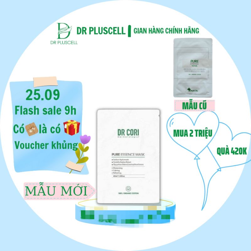 Mặt nạ tế bào gốc Dr Pluscell pure Essence mask (1 miếng x 40ml)