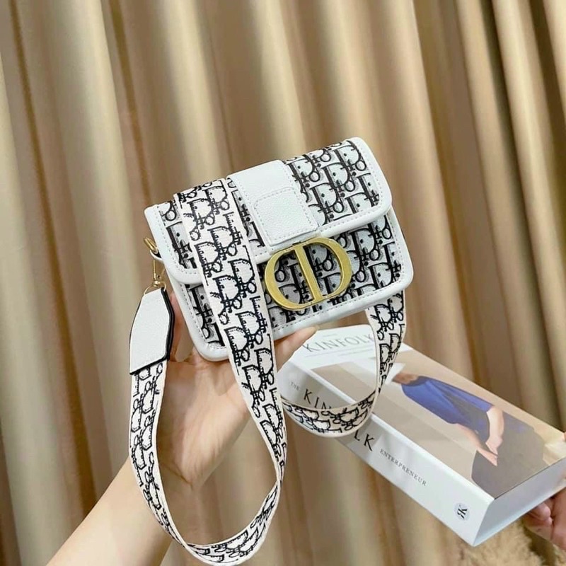 Túi Đeo Chéo Nữ Hoạ Tiết CD Thổ Cẩm, Túi Xách Nữ D.I.O.RR